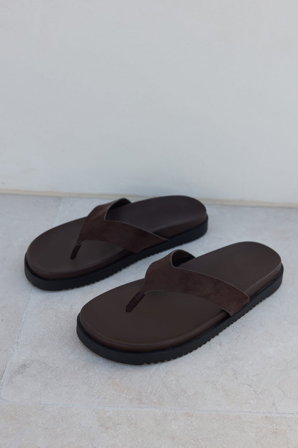Aila Sandal Dark Cacao Suede