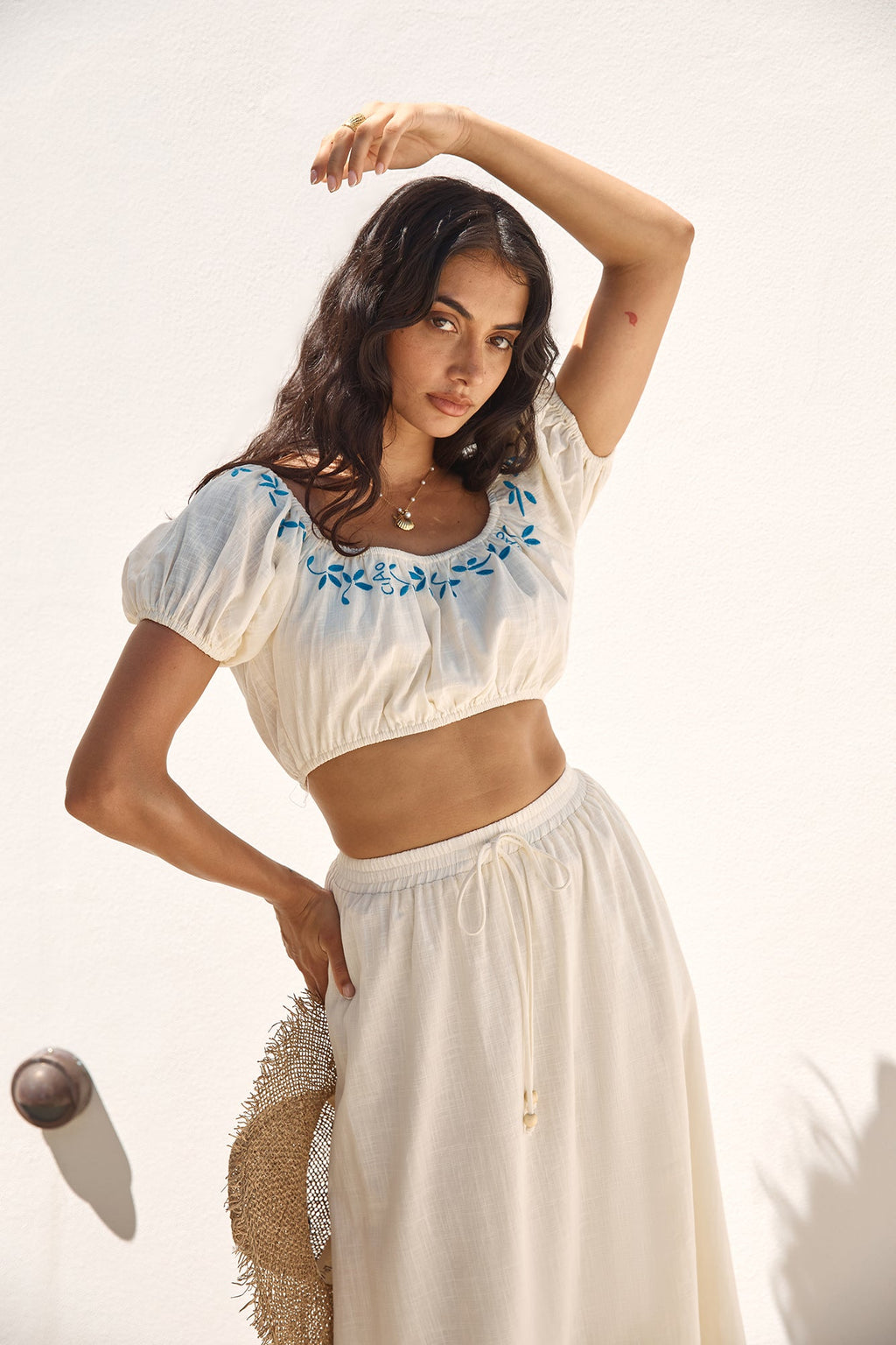 Ciao Bella Crop Top Beige