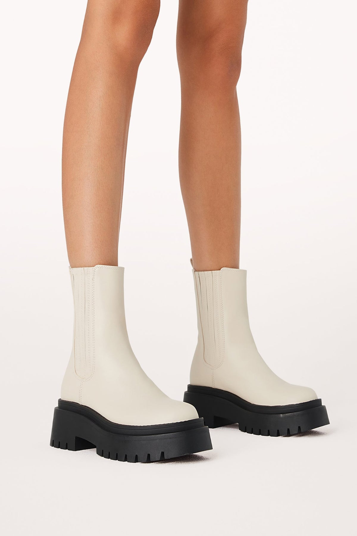 Fraser Boot Bone Black