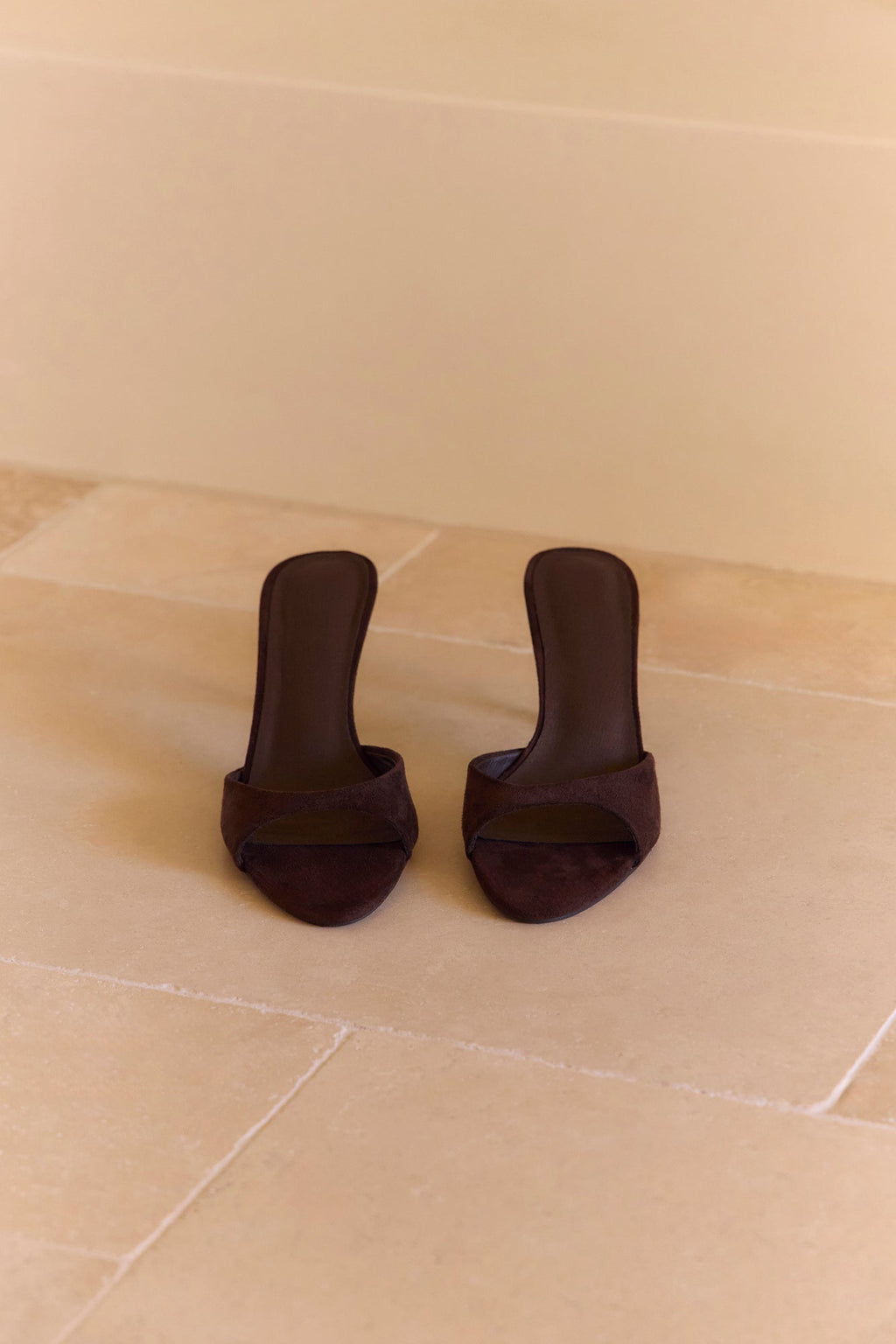Avani Heel Dark Cacao Suede
