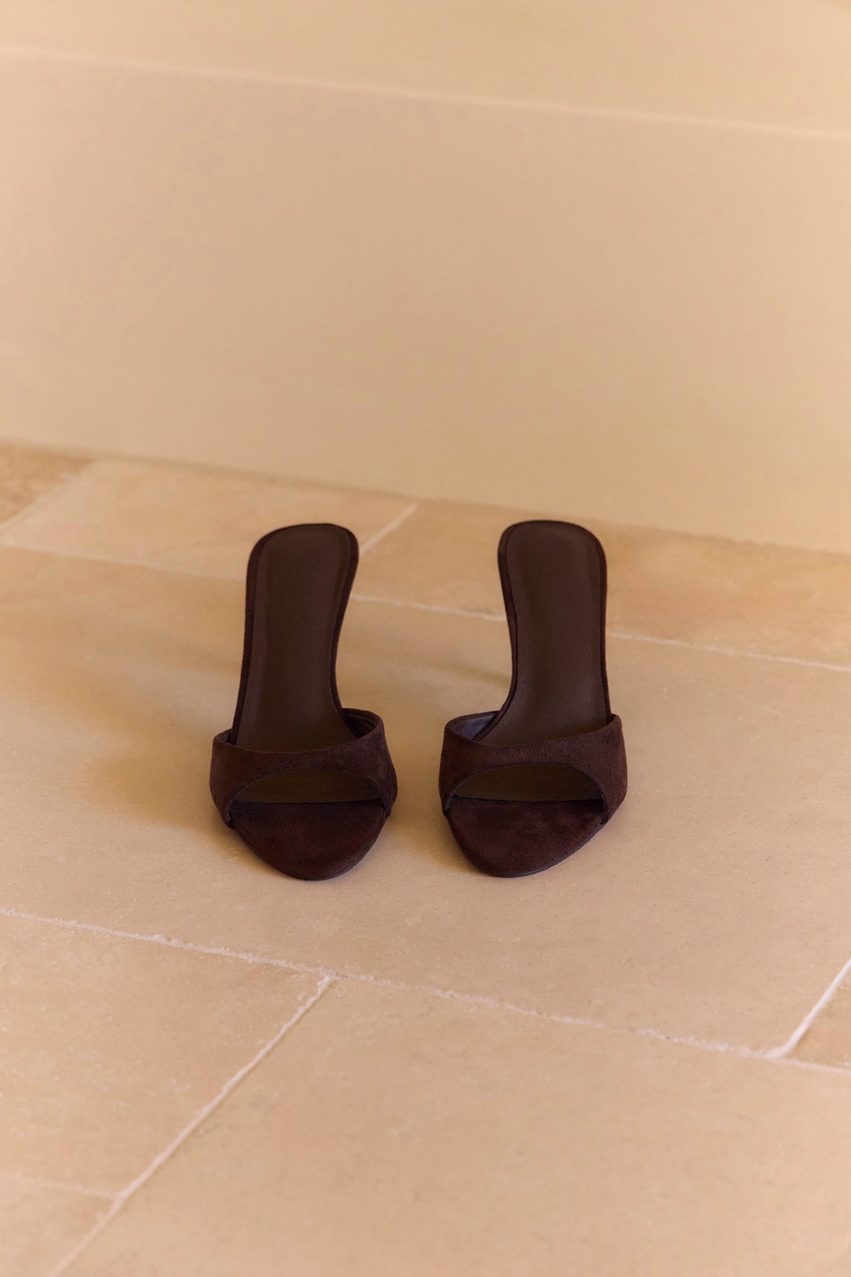 Avani Heel Dark Cacao Suede